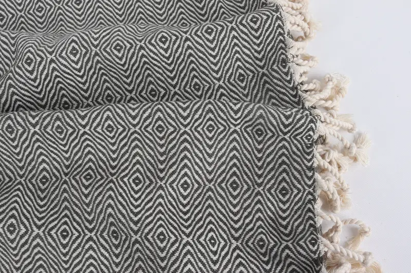 70x40 Cotton Zigzag Diamond Towel, Bridesmaid Gift Towel, Gift For Him, Bachelorette Favors Beach, Spa Gift Towel, Wedding Favors, Gift Boxes Towel - 8