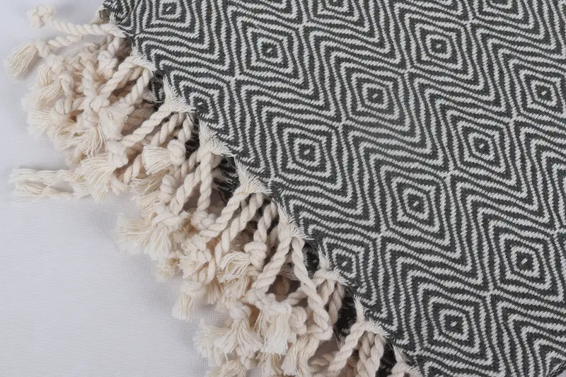 70x40 Cotton Zigzag Diamond Towel, Bridesmaid Gift Towel, Gift For Him, Bachelorette Favors Beach, Spa Gift Towel, Wedding Favors, Gift Boxes Towel - 7