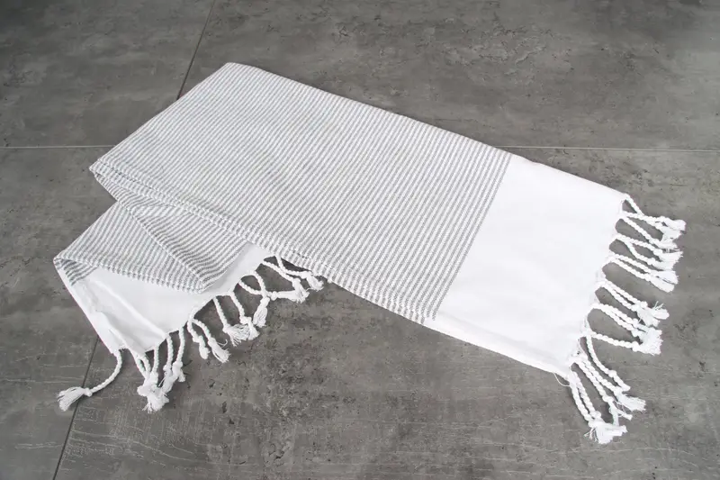 Turkish Hand Towel, First Wedding Anniversary Gift, Wedding Gift, Personalized Gifts, 40x18 Cotton Striped Towel, Custom Wedding Gifts, Gift For Mom - 5