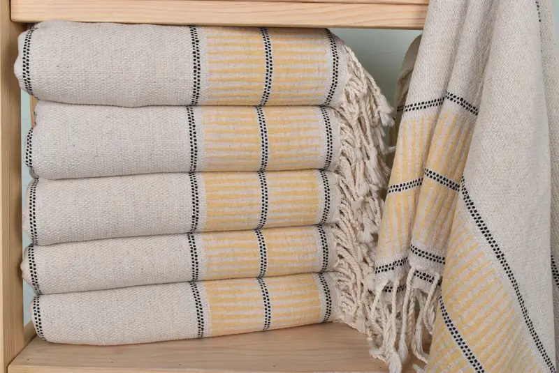 Peshtemal Towel, Gift For Best Friend, Bachelorette Party Gift, Beach Towel Gift, Bridemaids Beach Towel, Towel With Name, 70x40 Linen Striped Towel - 2