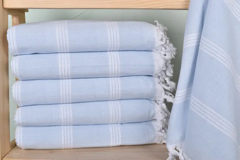 Home Decor Gifts, Beach Size Towel, Pool Towels, Bridesmaid Gift, Anniversary Gift For Her, 70x30 Cotton Striped Towel, Personalized Wedding Gift - 2