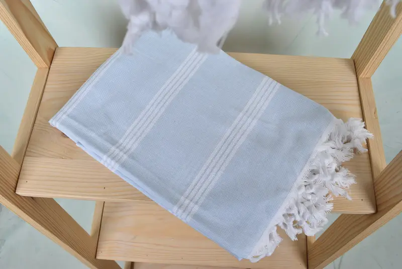 Home Decor Gifts, Beach Size Towel, Pool Towels, Bridesmaid Gift, Anniversary Gift For Her, 70x30 Cotton Striped Towel, Personalized Wedding Gift - 5