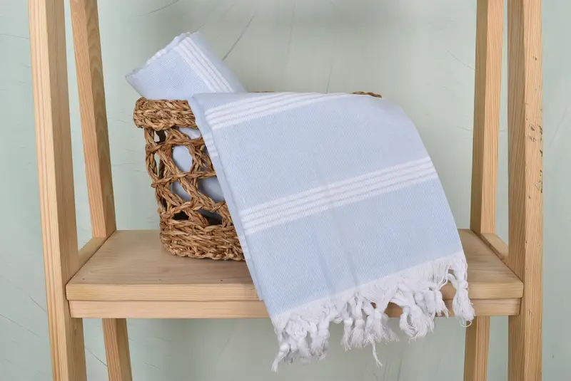 Home Decor Gifts, Beach Size Towel, Pool Towels, Bridesmaid Gift, Anniversary Gift For Her, 70x30 Cotton Striped Towel, Personalized Wedding Gift - 4