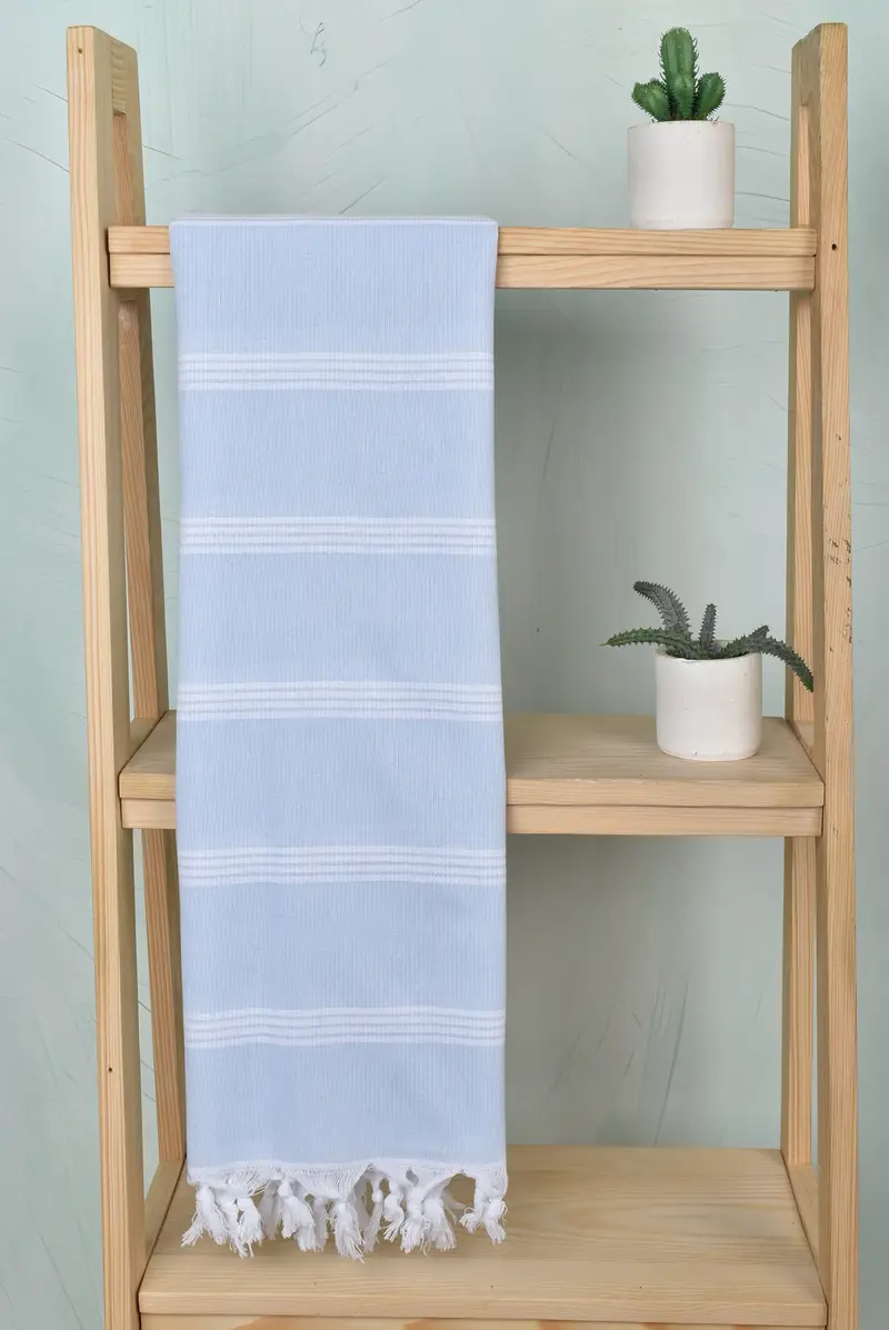 Home Decor Gifts, Beach Size Towel, Pool Towels, Bridesmaid Gift, Anniversary Gift For Her, 70x30 Cotton Striped Towel, Personalized Wedding Gift - 8