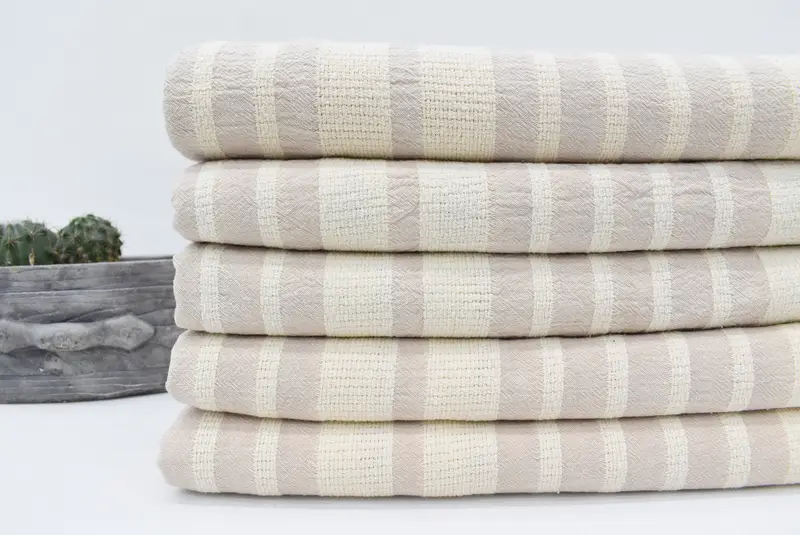 Organic Turkish towel, Bachelorette Party Favor, Summer Gift, Personalized Turkish Towel, Pool Towels, 70x34 Cotton Striped Towel, Scarf Towel - 2
