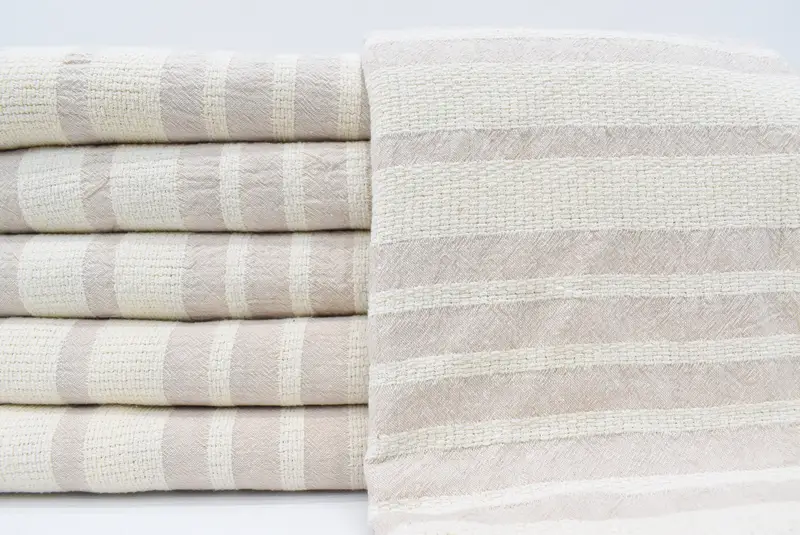 Organic Turkish towel, Bachelorette Party Favor, Summer Gift, Personalized Turkish Towel, Pool Towels, 70x34 Cotton Striped Towel, Scarf Towel - 1