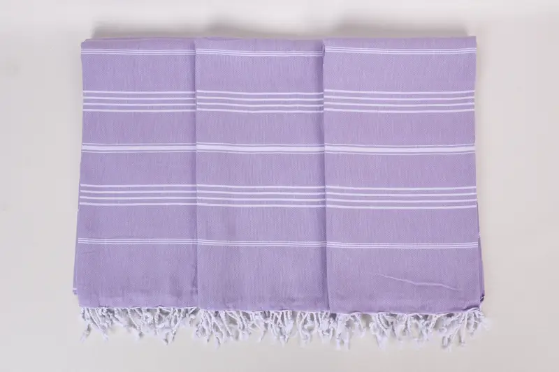 Monogram Turkish Towel, Engagement Gift, Travel Towel, Sand-Resistant Peshtemal, Turkish hand towel, Quick-dry peshtemal, 70x40 Cotton Striped Towel - 7