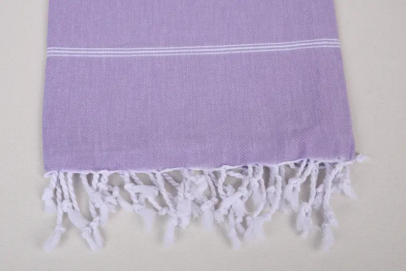 Monogram Turkish Towel, Engagement Gift, Travel Towel, Sand-Resistant Peshtemal, Turkish hand towel, Quick-dry peshtemal, 70x40 Cotton Striped Towel - 3
