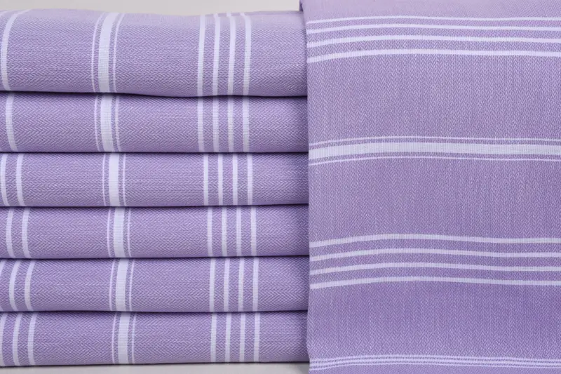 Monogram Turkish Towel, Engagement Gift, Travel Towel, Sand-Resistant Peshtemal, Turkish hand towel, Quick-dry peshtemal, 70x40 Cotton Striped Towel - 1