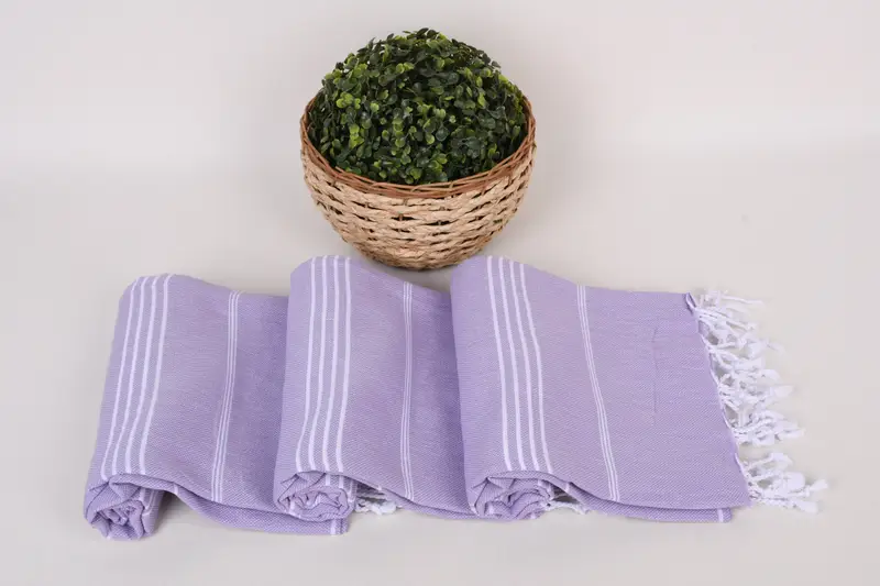 Monogram Turkish Towel, Engagement Gift, Travel Towel, Sand-Resistant Peshtemal, Turkish hand towel, Quick-dry peshtemal, 70x40 Cotton Striped Towel - 8