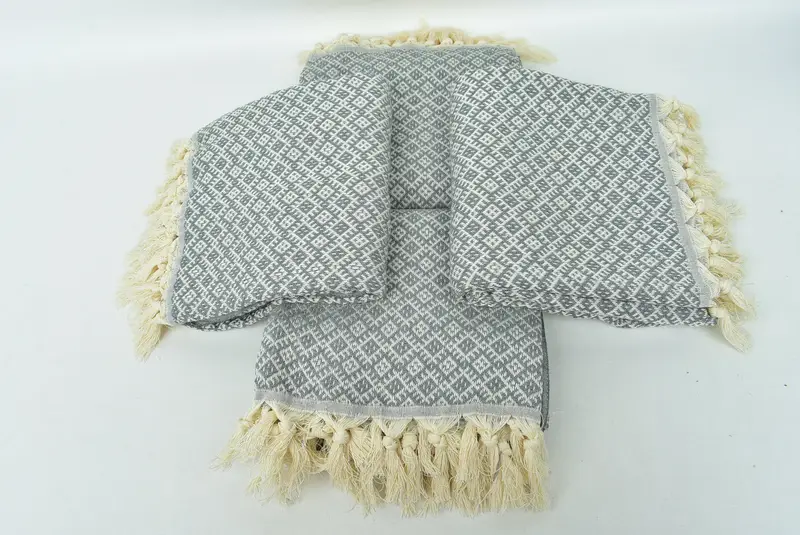70x40 Cotton Diamond Towel, Turkish bath towel, Personalized Turkish Towel, Sand-free peshtemal towel for the beach, Christmas Favors, Custom Gift - 6