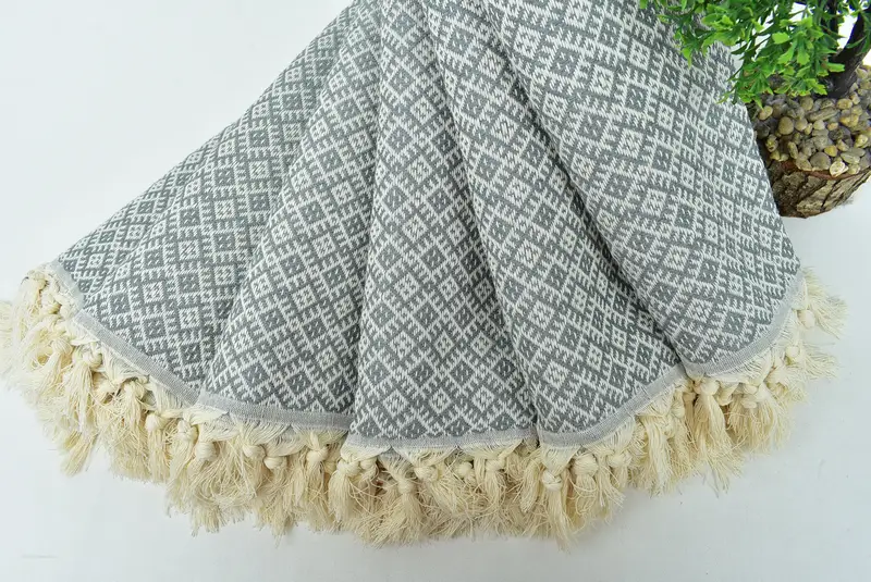 70x40 Cotton Diamond Towel, Turkish bath towel, Personalized Turkish Towel, Sand-free peshtemal towel for the beach, Christmas Favors, Custom Gift - 4