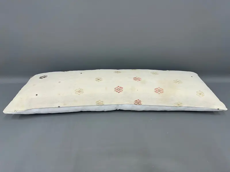 Rustic Pillow, One Of A Kind Pillow Case, Pillow for Sofa, 16x48 White Cushion Case, Kilim Cushion Sham, Boho Pillow, Pillow Cover - 7