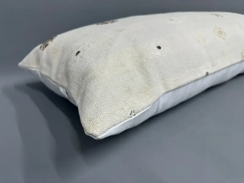 Rustic Pillow, One Of A Kind Pillow Case, Pillow for Sofa, 16x48 White Cushion Case, Kilim Cushion Sham, Boho Pillow, Pillow Cover - 6