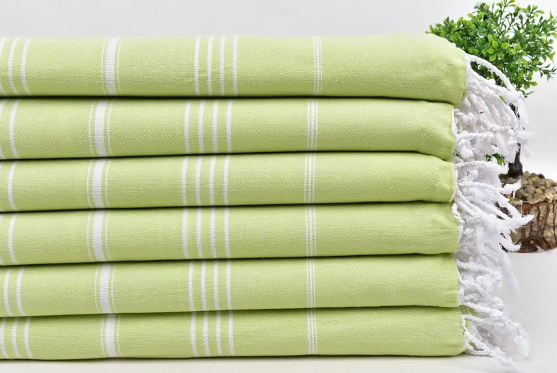 Bridal Gifts, Personalized Beach Towel, Custom Beach Towel, Turkish fouta towel for outdoor use, 70x40 Cotton Striped Towel, Wedding Favors - 3