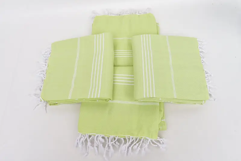 Bridal Gifts, Personalized Beach Towel, Custom Beach Towel, Turkish fouta towel for outdoor use, 70x40 Cotton Striped Towel, Wedding Favors - 6