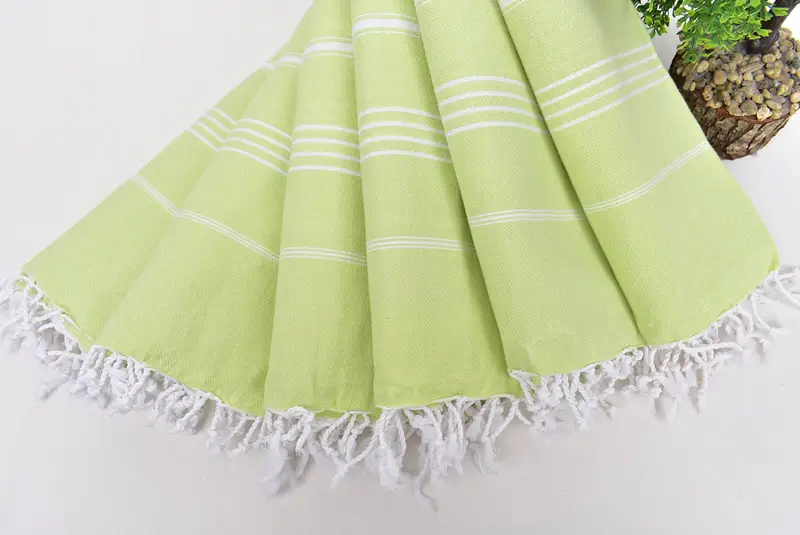 Bridal Gifts, Personalized Beach Towel, Custom Beach Towel, Turkish fouta towel for outdoor use, 70x40 Cotton Striped Towel, Wedding Favors - 4