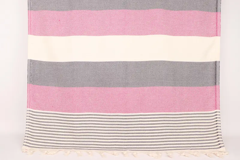 70x40 Cotton Striped Towel, Quick-dry peshtemal, Scarf Towel, Personalized Gift For Her, Bridal Shower Favors, Summer Towel, Turkish beach towel - 1