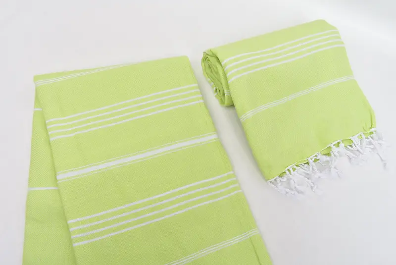Bridesmaid Gift Towel, Luxury Turkish peshtemal beach towel, Cotton towel, 70x40 Cotton Striped Towel, Turkish towel, Wedding Day Gift For Bride - 7