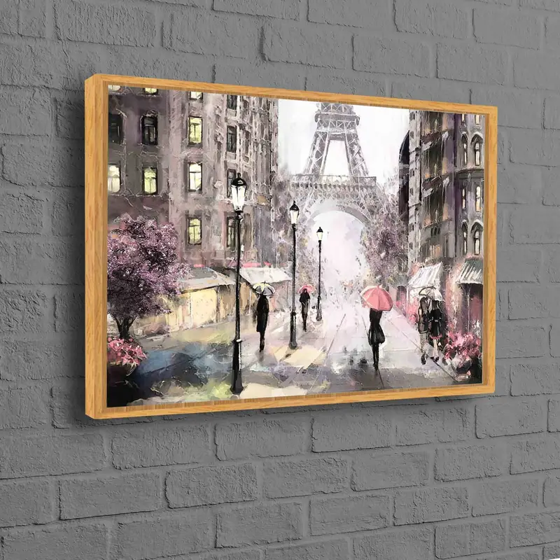 エッフェル塔のキャンバス: 現代抽象アートにおけるパリの街並み