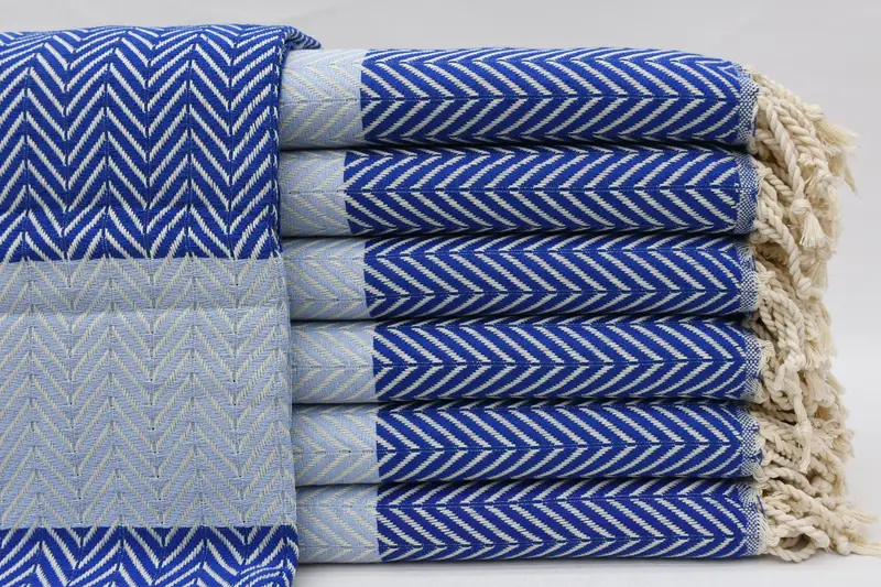 Bachelor Bachelorette Party Favors, Bridesmaid Gifts, 70x40 Cotton Chevron Towel, Decorative Towel, Wedding Gift For Bride, Housewarming Gift - 1