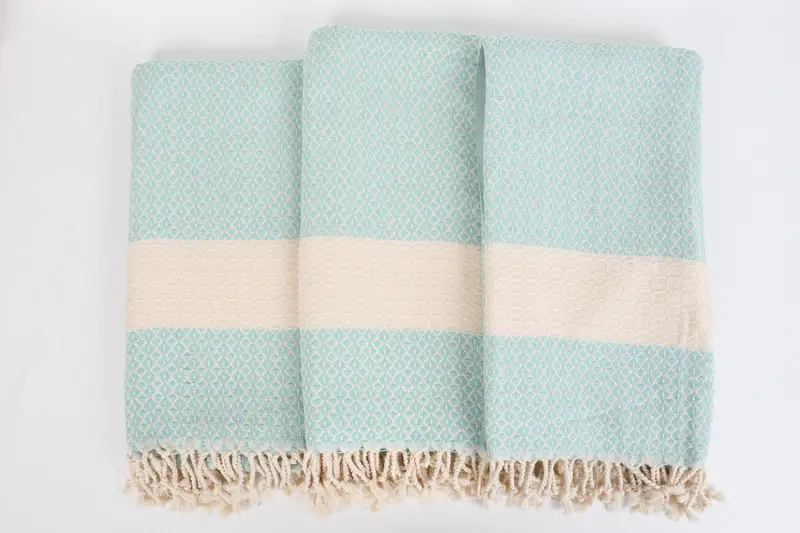 Guest Towel, Bridesmaid Gift, 70x40 Cotton Geometric Towel, Soft and absorbent Turkish towel, Bridal Shower Gift, Christmas Gift, Absorbent towel - 7