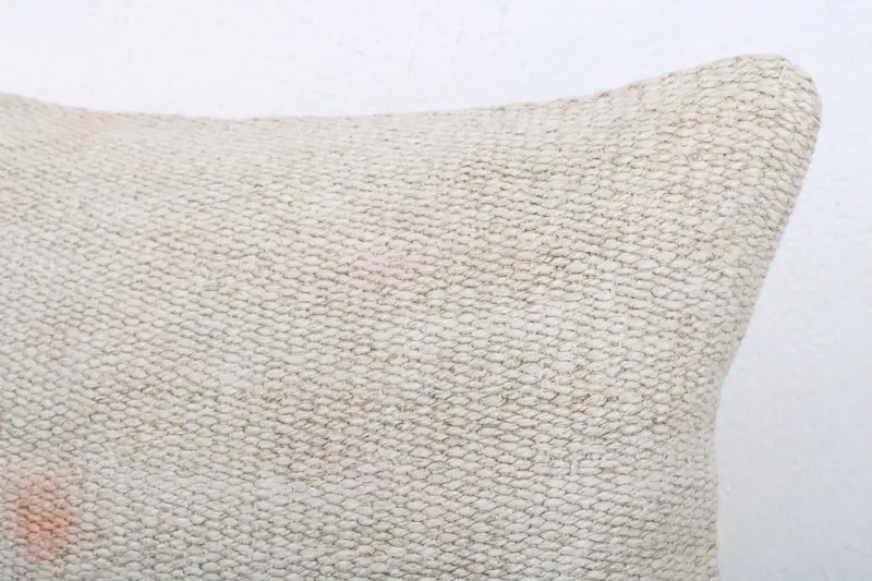 12x20 White Cushion Cover, Antique Pillows, Boho Chic Pillow Case, Ethnical Kilim Rug Pillow, Pillow for Couch, Pillow Case - 5