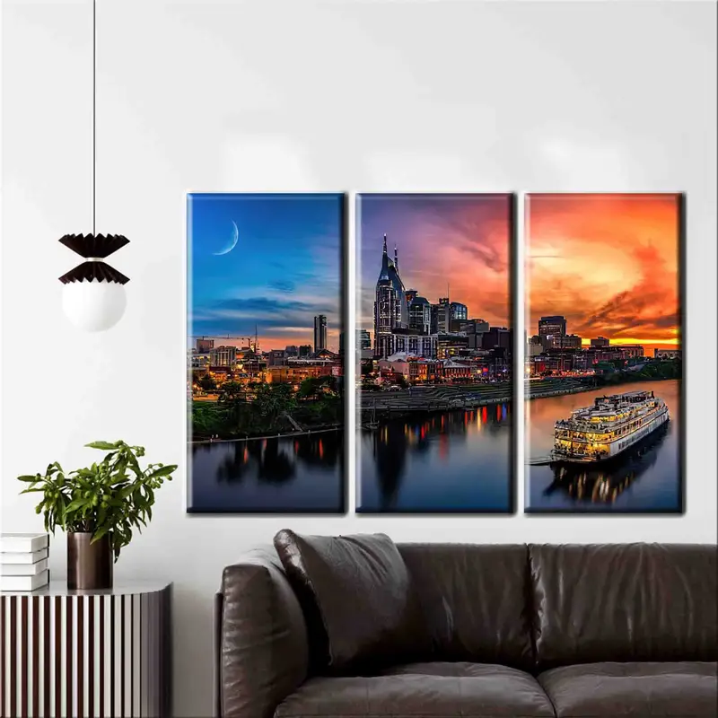 Nashville Canvas Print, Nashville Skyline, Nashville Wall Art, Tennessee Canvas, Nashville Photography, Nashville Print, Tennessee Wall Art - 1