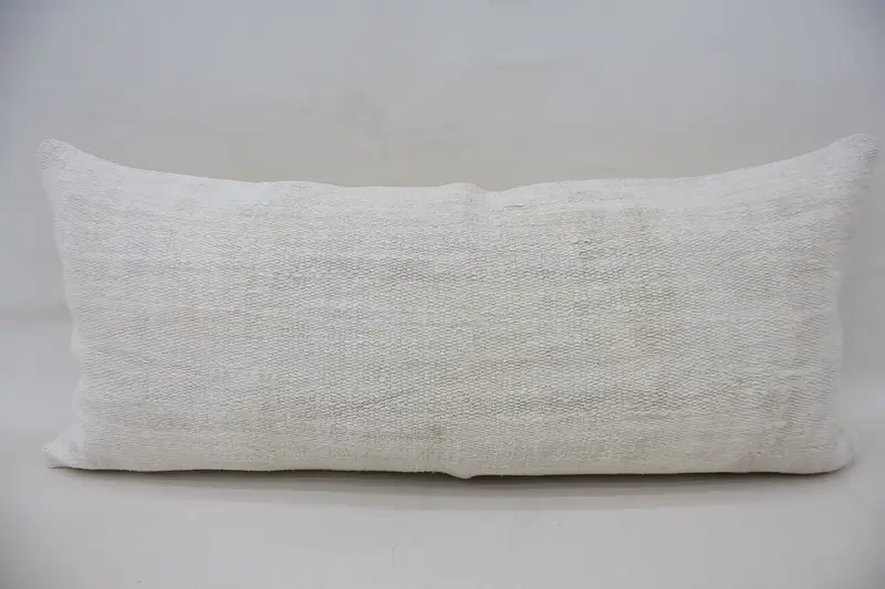 Antique Pillows, Pillow for Couch, Authentic Pillow Cover, Vintage Pillow, Cushion Case, 16x36 White Pillow, Morroccon Kilim Cushion Pillow Cover - 4