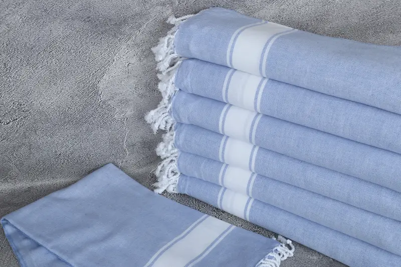 Turkish beach towel, Soft towel, Gift For Mom, Spa Towel, Yoga Towel, 70x40 Cotton Striped Towel, Handmade Turkish Towel, Bachelorette Party Favors - 2