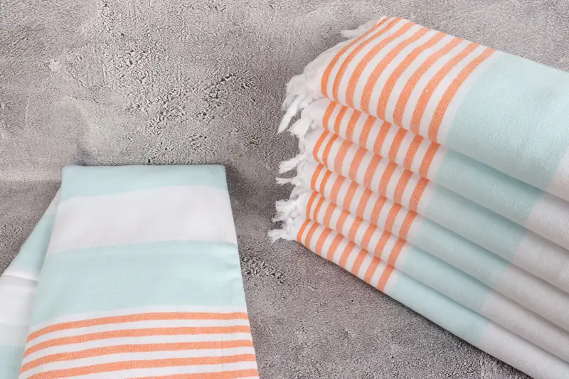 Hammam towel, Yoga Towel, Bridesmaid Gifts, Bridesmaid Favors, Cute Beach Towel, Personalized Bridesmaid Gift, 68x36 Cotton Striped Terry Towel - 2