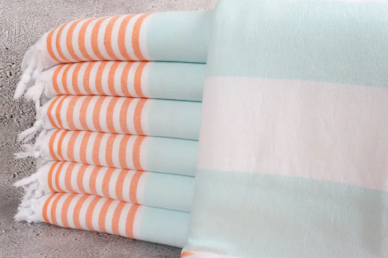 Hammam towel, Yoga Towel, Bridesmaid Gifts, Bridesmaid Favors, Cute Beach Towel, Personalized Bridesmaid Gift, 68x36 Cotton Striped Terry Towel - 1