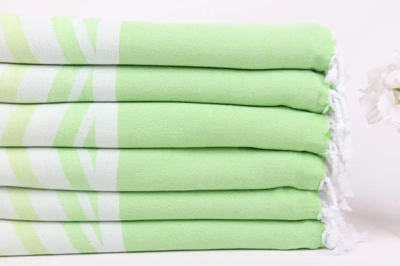 Turkish Towel USA, Turkish beach towel, Bridesmaid Favors, Embroidered Beach Towel, Bachelorette Party Decorations, 70x36 Cotton Patterned Towel - 2