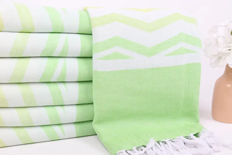 Turkish Towel USA, Turkish beach towel, Bridesmaid Favors, Embroidered Beach Towel, Bachelorette Party Decorations, 70x36 Cotton Patterned Towel - 4