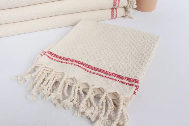 Monogram Hand Towel, Monogram Towels, 38x18 Cotton Striped Towel, Monogram Tea Towel, Bathroom Towels, Turkish Tea Towel, Wedding Hand Made Gift - 5
