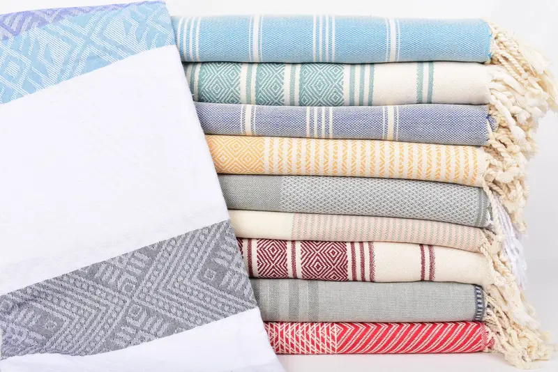 Turkish hand towel, Holiday Towel, Quick-Dry Beach Towel, Gift For Wedding Day, 70x40 Cotton Set of 10 Towel, Bachelor Gifts, Bachelor Party Favors - 1