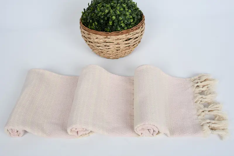 Merry Christmas Gifts, Personalized Gift, Beach Theme Wedding Gift, Small Bath Towels, Personalized Hand Towel, 40x18 Cotton Striped Towel - 8