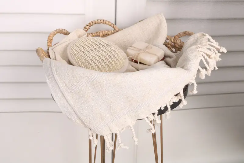 Küçük havlu, küçük banyo havlu, kişiselleştirilmiş el havlu, Noel hediyeleri, monogram el havlu, 40x20 keten Kilim tasarım havlu, bekarlığa veda partisi öğeleri - 2