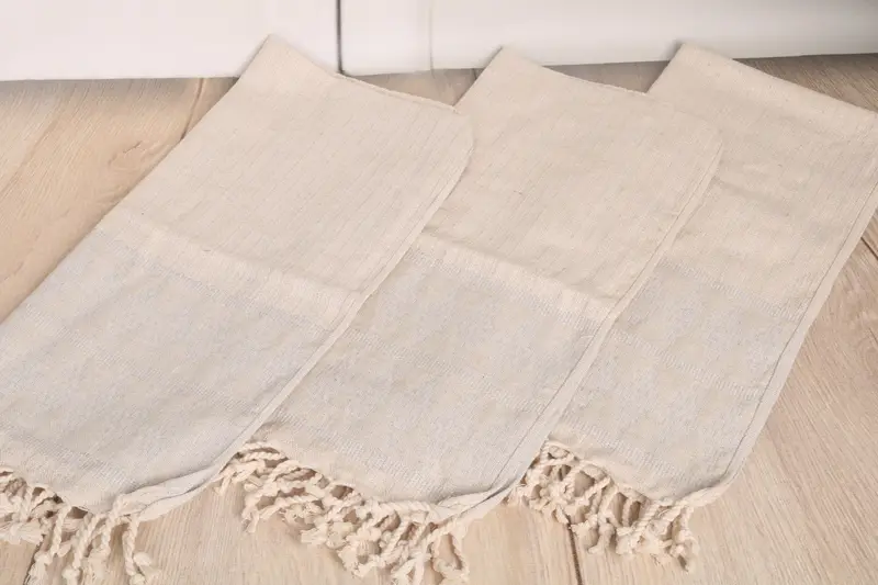 Küçük havlu, küçük banyo havlu, kişiselleştirilmiş el havlu, Noel hediyeleri, monogram el havlu, 40x20 keten Kilim tasarım havlu, bekarlığa veda partisi öğeleri - 5