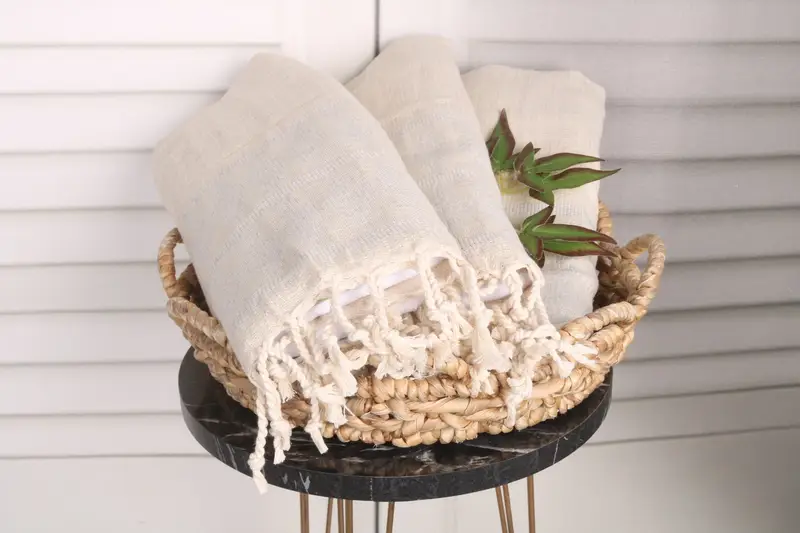 Küçük havlu, küçük banyo havlu, kişiselleştirilmiş el havlu, Noel hediyeleri, monogram el havlu, 40x20 keten Kilim tasarım havlu, bekarlığa veda partisi öğeleri - 4