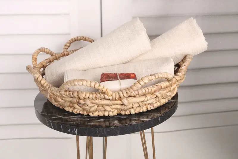 Küçük havlu, küçük banyo havlu, kişiselleştirilmiş el havlu, Noel hediyeleri, monogram el havlu, 40x20 keten Kilim tasarım havlu, bekarlığa veda partisi öğeleri - 3