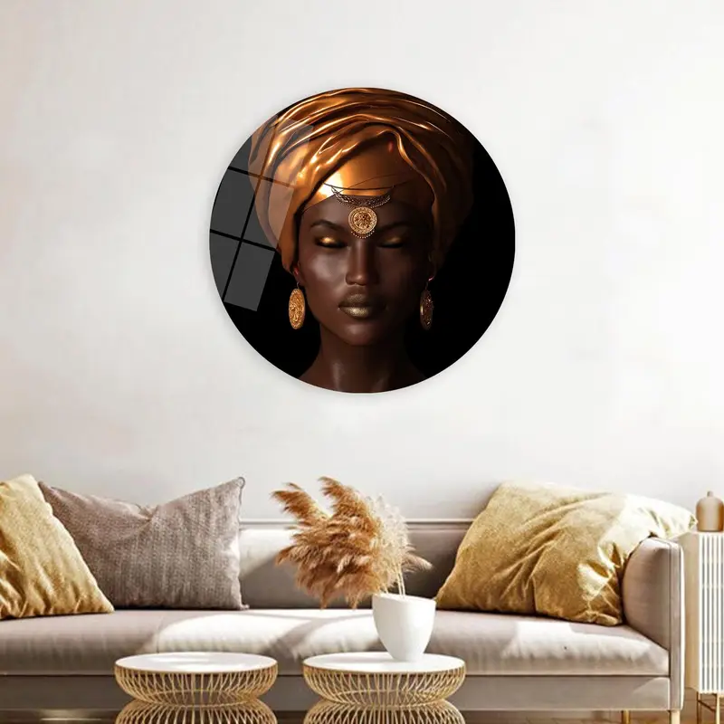 Elegante Leinwandkunst: Wir feiern die schöne schwarze Frau