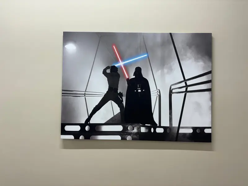 スター・ウォーズ キャンバス: ダース・ベイダー & ルーク・スカイウォーカーのアートワーク