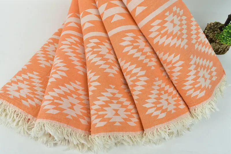 Bachelorette Party Favors, Bedspread, Custom Wedding Gifts, Best Friend Wedding Gift, Bachelor Party Gifts, 84x56 Cotton Kilim Towel, Organic Throw - 5