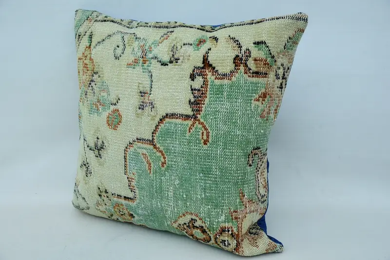 Home Decor Pillow, 28x28 Beige Pillow Cover, Handmade Kilim Cushion, Cushion Cover, Interior Designer Pillow, Nomadic Cushion Case - 3