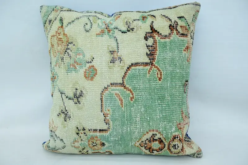 Home Decor Pillow, 28x28 Beige Pillow Cover, Handmade Kilim Cushion, Cushion Cover, Interior Designer Pillow, Nomadic Cushion Case - 1