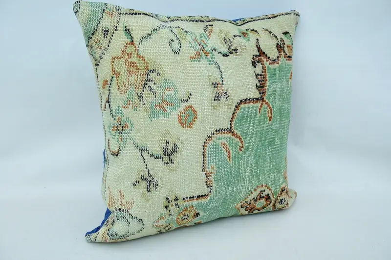 Home Decor Pillow, 28x28 Beige Pillow Cover, Handmade Kilim Cushion, Cushion Cover, Interior Designer Pillow, Nomadic Cushion Case - 2