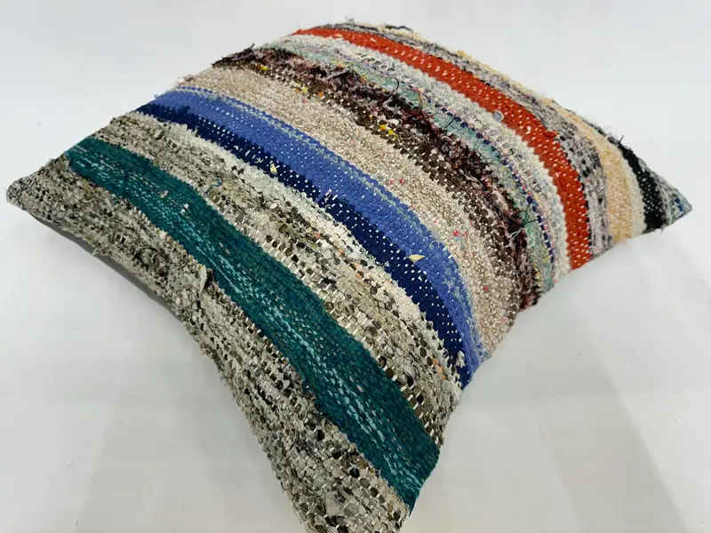 Aztec Cushion Case, Nautical Throw Cushion, 20x20 Green Pillow Case, Home Decor Pillow, Vintage Pillow, Cushion Case, Interior Designer Pillow - 6