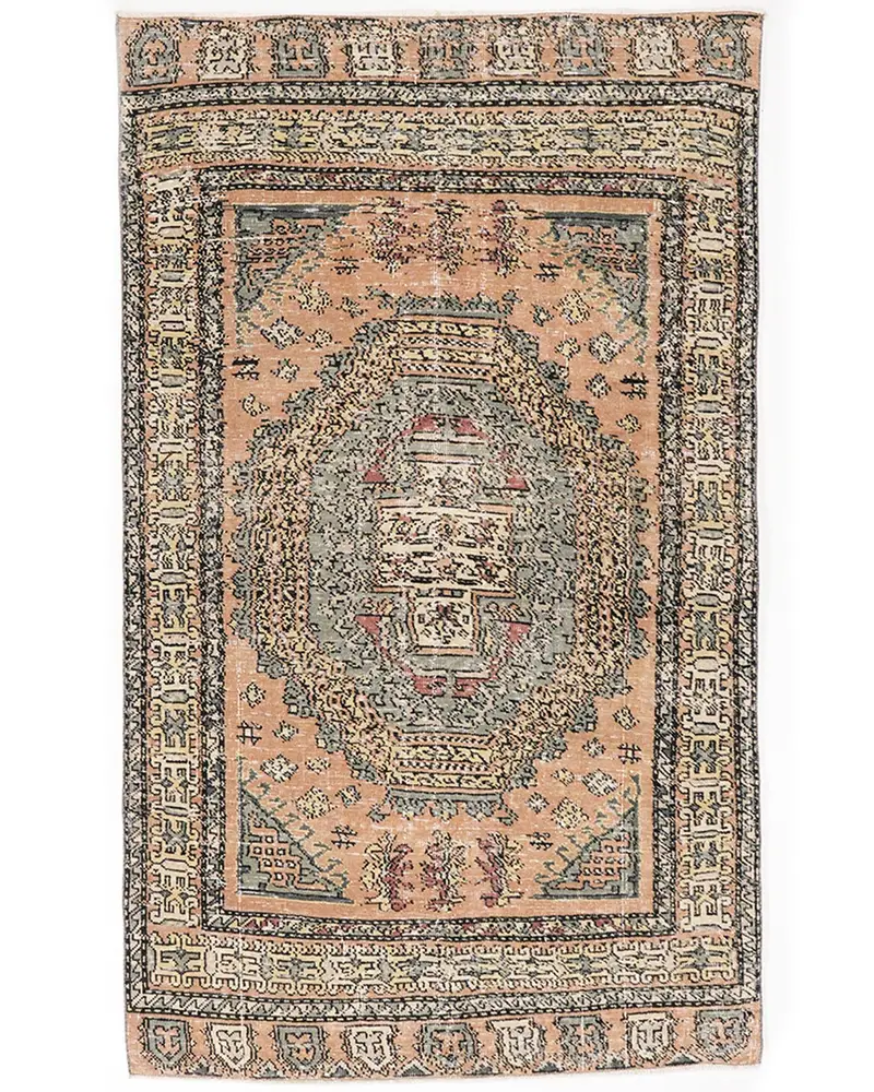 Alfombra naranja vibrante, 4x6 pies, elegante adición a cualquier habitación