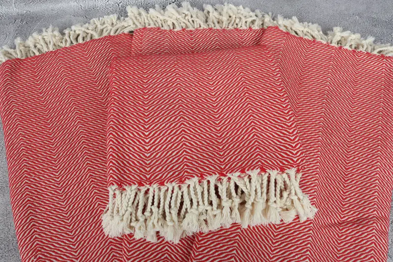 Sand-resistant towel, Bridal Shower Gift, 70x40 Cotton Chevron Towel, Valentines Day Gift For Her, Bachelorette Party Gift, Bride Gift, Yoga Towel - 4